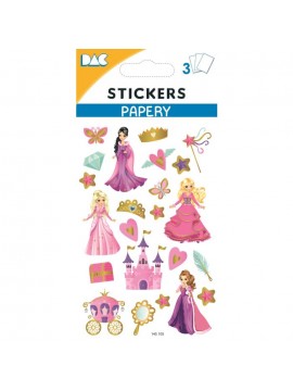 PAPERY STICKERS 8X13CM 145105 GLOBAL GIFT