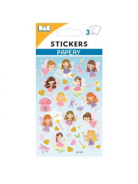 PAPERY STICKERS 8X13CM 145106 GLOBAL GIFT