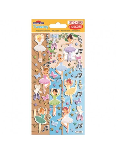 TWEENY DECOR STICKERS 9X17.5CM 272030 GLOBAL GIFT