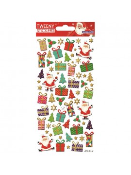 TWEENY CHRISTMAS STICKERS 9X17.5CM 270611 GLOBAL GIFT