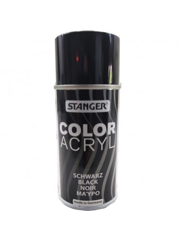 ΧΡΩΜΑΤΑ ΣΕ SPRAY 150ML ΜΑΥΡΟ STANGER