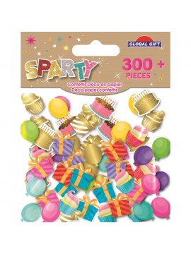 CONFETTIS SPARTY DECO 15GR 362001 GLOBAL GIFT