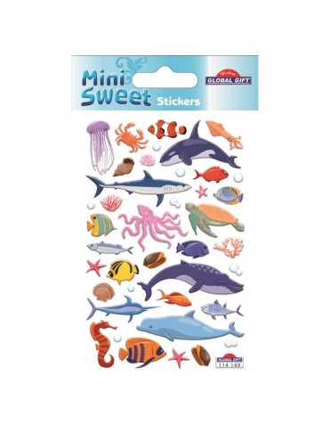 MINISWEET STICKERS 8X12CM 114149 GLOBAL GIFT