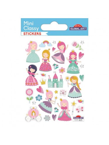 MINI CLASSY STICKERS 7X10CM 111625 GLOBAL GIFT