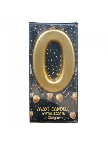 ΚΕΡΙ *MAXI ΑΡΙΘΜΟΣ 0, ΜΕΓΕΘΟΣ 11,5CM, ΧΡΥΣΟ ΧΡΩΜΑ EDIGLAM