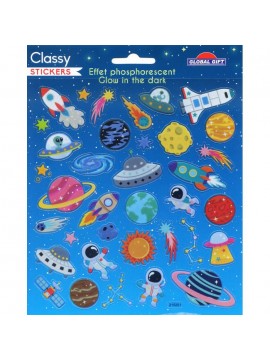 CLASSY GLOW STICKERS 15X17CM 215201 GLOBAL GIFT