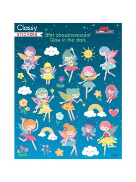 CLASSY GLOW STICKERS 15X17CM 215203 GLOBAL GIFT