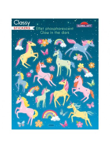 CLASSY GLOW STICKERS 15X17CM 215204 GLOBAL GIFT