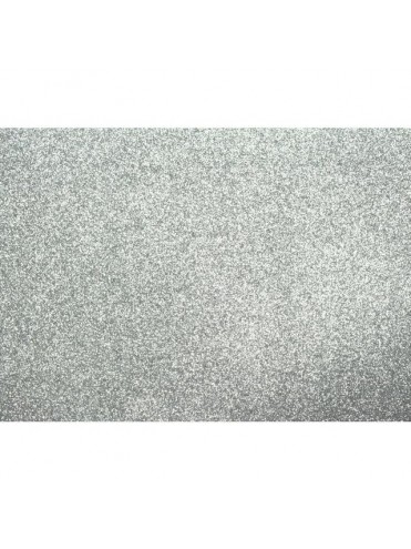 ΧΑΡΤΟΝΙ GLITTER 50 X 70CM 300GR ΧΡΩΜΑ ΑΣΗΜΙ ΠΑΚΕΤΟ 10 ΤΕΜΑΧΙΩΝ KANGARO