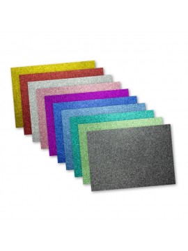 ΜΠΛΟΚ ΚΟΛΑΖ GLITTER 25 X 35CM 300GR ΠΑΚΕΤΟ 10 ΑΣΟΡΤΙ ΧΡΩΜΑΤΩΝ KANGARO