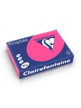 ΧΑΡΤΙ Α4 80G ΧΡΩΜΑ ΡΟΖ ΕΝΤΟΝΟ ΠΑΚΕΤΟ 500 ΦΥΛΛΩΝ CLAIREFONTAINE