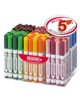 ΜΑΡΚΑΔΟΡΟΙ JUMBO COLORMAXI 120 ΤΕΜΑΧΙΩΝ 12 ΧΡΩΜΑΤΩΝ FIBRACOLOR