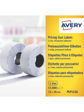 ΕΤΙΚΕΤΕΣ ΕΤΙΚΕΤΟΓΡΑΦΟΥ AVERY 12 X 26 MM ΜΟΝΗ KOYTI 10 ΤΕΜΑΧΙΩΝ 1500 ΕΤΙΚΕΤΕΣ ΤΕΜ. AVERY