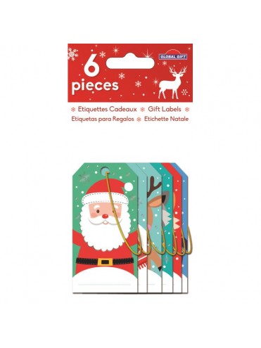TAG *CHRISTMAS 8X12CM 331108 GLOBAL GIFT