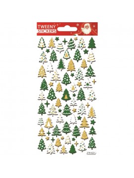 TWEENY CHRISTMAS STICKERS 9X17.5CM 270622 GLOBAL GIFT