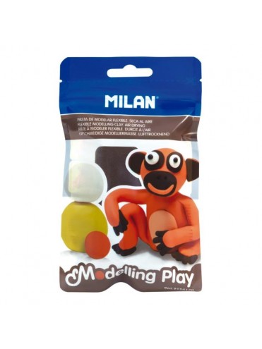 ΠΗΛΟΣ *MODELLING PLAY ΚΑΦΕ100G ΚΟΥΤΙ 12 ΤΕΜΑΧΙΩΝ MILAN