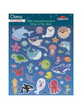 CLASSY GLOW STICKERS 15X17CM 215212 GLOBAL GIFT