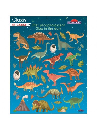 CLASSY GLOW STICKERS 15X17CM 215205 GLOBAL GIFT