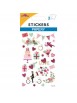 PAPERY *STICKERS 8X13CM 145128 GLOBAL GIFT