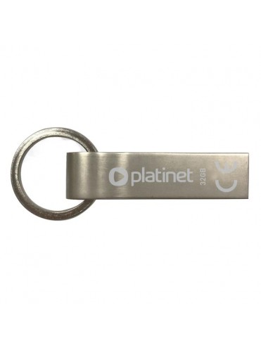 USB STICK 2.0 MINI-DEPO 32GB ΜΕ ΑΔΙΑΒΡΟΧΗ ΜΕΤΑΛΛΙΚΗ ΘΗΚΗ PLATINET