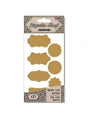 Stickers black - kraft
