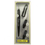 ΣΕΤ ΚΑΛΛΙΓΡΑΦΙΑΣ AIR ΜΑΥΡΟ 3 ΜΥΤΕΣ 0,8MM+1,4MM+1,8MM ONLINE