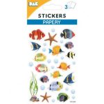 PAPERY STICKERS 8X13CM 145034 GLOBAL GIFT