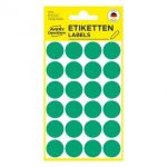 ΕΤΙΚΕΤΕΣ ΣΤΡΟΓΓΥΛΕΣ ΠΡΑΣΙΝΟ MARKING DOTS ΔΙΑΜΕΤΡΟ 18 MM 96 ΕΤΙΚ. ΠΑΚΕΤΟ 3006 AVERY ZWECKFORM