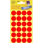 ΕΤΙΚΕΤΕΣ ΣΤΡΟΓΓΥΛΕΣ NEON ΚΟΚΚΙΝΟ MARKING DOTS ΔΙΑΜΕΤΡΟ 18 MM 96 ΕΤΙΚ. ΠΑΚΕΤΟ 3172 AVERY ZWECKFORM