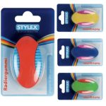 ΓΟΜΑ *ΟΒΑΛ 65Χ37MM 4 ΑΣΟΡΤΙ ΧΡΩΜΑΤΑ ΣΕ ΚΑΡΤΕΛΑ STYLEX