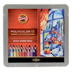 ΞΥΛΟΜΠΟΓΙΕΣ POLYCOLOR 3.8ΜΜ ΣΕΤ 48 ΧΡΩΜΑΤΩΝ ΣΕ ΜΕΤΑΛΛΙΚΗ ΚΑΣΕΤΙΝΑ KOH-I-NOOR