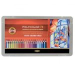 ΞΥΛΟΜΠΟΓΙΕΣ POLYCOLOR 3.8ΜΜ ΣΕΤ 72 ΧΡΩΜΑΤΩΝ ΣΕ ΜΕΤΑΛΛΙΚΗ ΚΑΣΕΤΙΝΑ KOH-I-NOOR