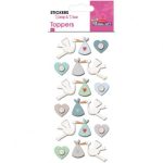 TOPPER *STICKERS 7X14CM 410025 GLOBAL GIFT