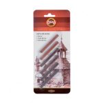 ΞΗΡΟ ΠΑΣΤΕΛ SEPIA BLOCKS 7MMX7MM ΠΑΧΟΣ 70 MM ΜΗΚΟΣ ΚΑΡΤΕΛΑ 6 ΤΕΜΑΧΙΩΝ ΑΣΟΡΤΙ* KOH-I-NOOR