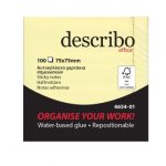 ΧΑΡΤΑΚΙΑ ΚΙΤΡΙΝ4 75X75MM 100Φ DESCRIBO