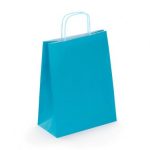 ΣΑΚΟΥΛΕΣ ΔΩΡΟΥ ΧΑΡΤΙΝΕΣ 90G, ΠΑΚ. 50 ΤΜΧ. ΜΕΓ. 22Χ12Χ31CM, *ΧΡΩΜΑ ΤΥΡΚΟΥΑΖ VIQUEL