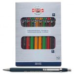 ΜΟΛΥΒΙ ΜΗΧΑΝΙΚΟ VERSATIL 2,0MM 5211 14.2CM ΚΛΙΠ+ΞΥΣΤΡΑ ΚΟΥΤΙ 10 ΤΕΜΑΧΙΩΝ KOH-I-NOOR