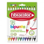ΜΑΡΚΑΔΟΡΟΙ BIPUNTA 12 ΧΡΩΜΑΤΩΝ FIBRACOLOR