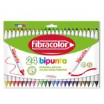 ΜΑΡΚΑΔΟΡΟΙ BIPUNTA 24 ΧΡΩΜΑΤΩΝ FIBRACOLOR