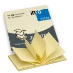 ΧΑΡΤΑΚΙΑ ΚΙΤΡΙΝΑ Z-NOTES 75X75MM 100Φ INFO NOTES