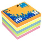 ΧΑΡΤΑΚΙΑ ΚΥΒΟΣ 4 ΧΡΩΜΑΤΑ BRILLIANT 75X75MM 450Φ INFO NOTES