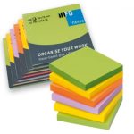ΧΑΡΤΑΚΙΑ 6 ΧΡΩΜΑΤΑ SPRING RAINBOW 75X75MM 6X80Φ INFO NOTES