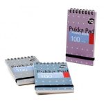 ΜΠΛΟΚ ΔΙΠΛΟ ΣΠΙΡΑΛ A7 ΜΕ ΛΑΣΤΙΧΟ 100ΣΕΛ. 80GSM 3 ΜΕΤΑΛΛΙΚΑ ΧΡΩΜΑΤΑ ΑΣΟΡΤΙ PUKKA