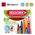 ΜΑΡΚΑΔΟΡΟΙ COLORITO MAXI ΚΟΚΚΙΝΟ ΜΟΝΟΧΡΩΜΙΕΣ ΜΥΤΗ 6ΜΜ ΚΟΥΤΙ 12 ΤΕΜΑΧΙΩΝ FIBRACOLOR