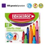 ΜΑΡΚΑΔΟΡΟΙ COLORITO MAXI ΜΩΒ ΜΟΝΟΧΡΩΜΙΕΣ ΜΥΤΗ 6ΜΜ ΚΟΥΤΙ 12 ΤΕΜΑΧΙΩΝ FIBRACOLOR