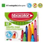 ΜΑΡΚΑΔΟΡΟΙ COLORITO MAXI ΑΝΟΙΧΤΟ ΠΡΑΣΙΝΟ ΜΟΝΟΧΡΩΜΙΕΣ ΜΥΤΗ 6ΜΜ ΚΟΥΤΙ 12 ΤΕΜΑΧΙΩΝ FIBRACOLOR