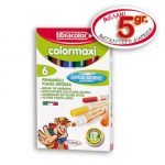 ΜΑΡΚΑΔΟΡΟΙ JUMBO COLORMAXI 06 XΡΩΜΑΤΩΝ FIBRACOLOR