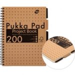ΤΕΤΡΑΔΙΟ ΔΙΠΛΟ ΣΠΙΡΑΛ A4 PROJECT BOOK ΜΕ ΤΡΥΠΕΣ 5Θ. 200ΣΕΛ. 80 GSM ΜΕ ΚΡΑΦΤ ΕΞΩΦΥΛΛΟ *PUKKA