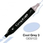 ΜΑΡΚΑΔΟΡΟΙ ΟΙΝΟΠΝΕΥΜΑΤΟΣ ΔΙΠΛΗ ΜΥΤΗ COOL GREY 3 ΚΟΥΤΙ 3 ΤΕΜΑΧΙΩΝ GRAPH IT OZ