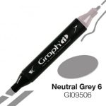 ΜΑΡΚΑΔΟΡΟΙ ΟΙΝΟΠΝΕΥΜΑΤΟΣ ΔΙΠΛΗ ΜΥΤΗ NEUTRAL GREY 6 ΚΟΥΤΙ 3 ΤΕΜΑΧΙΩΝ GRAPH IT OZ